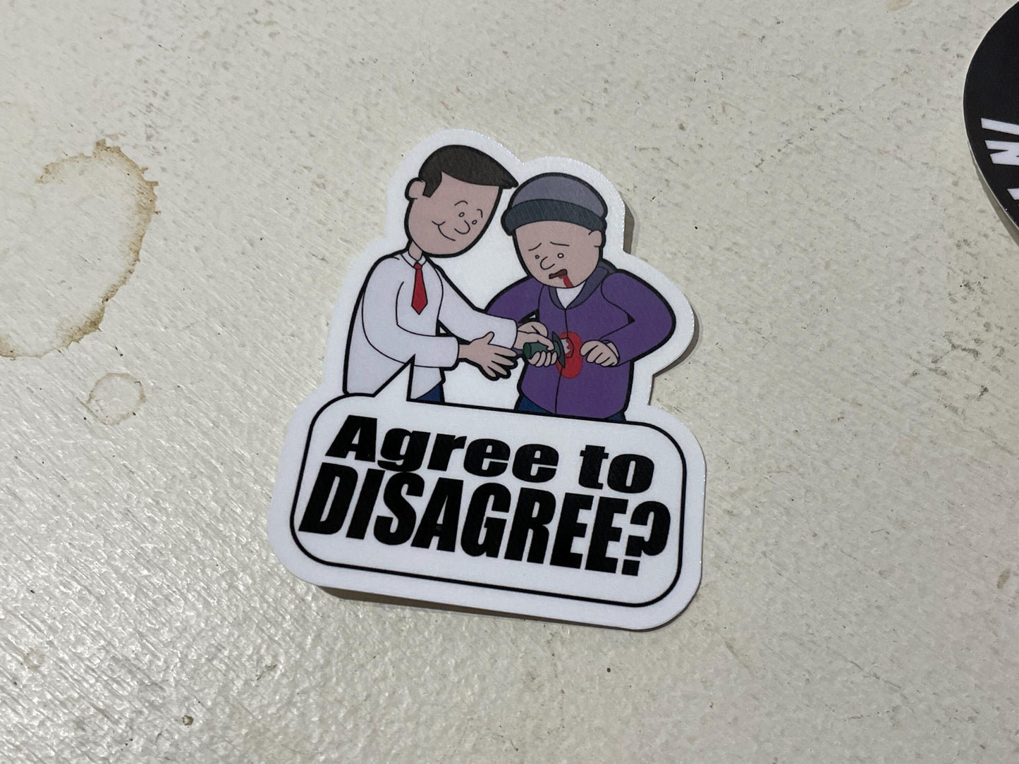 AGREE to DISAGREE sticker