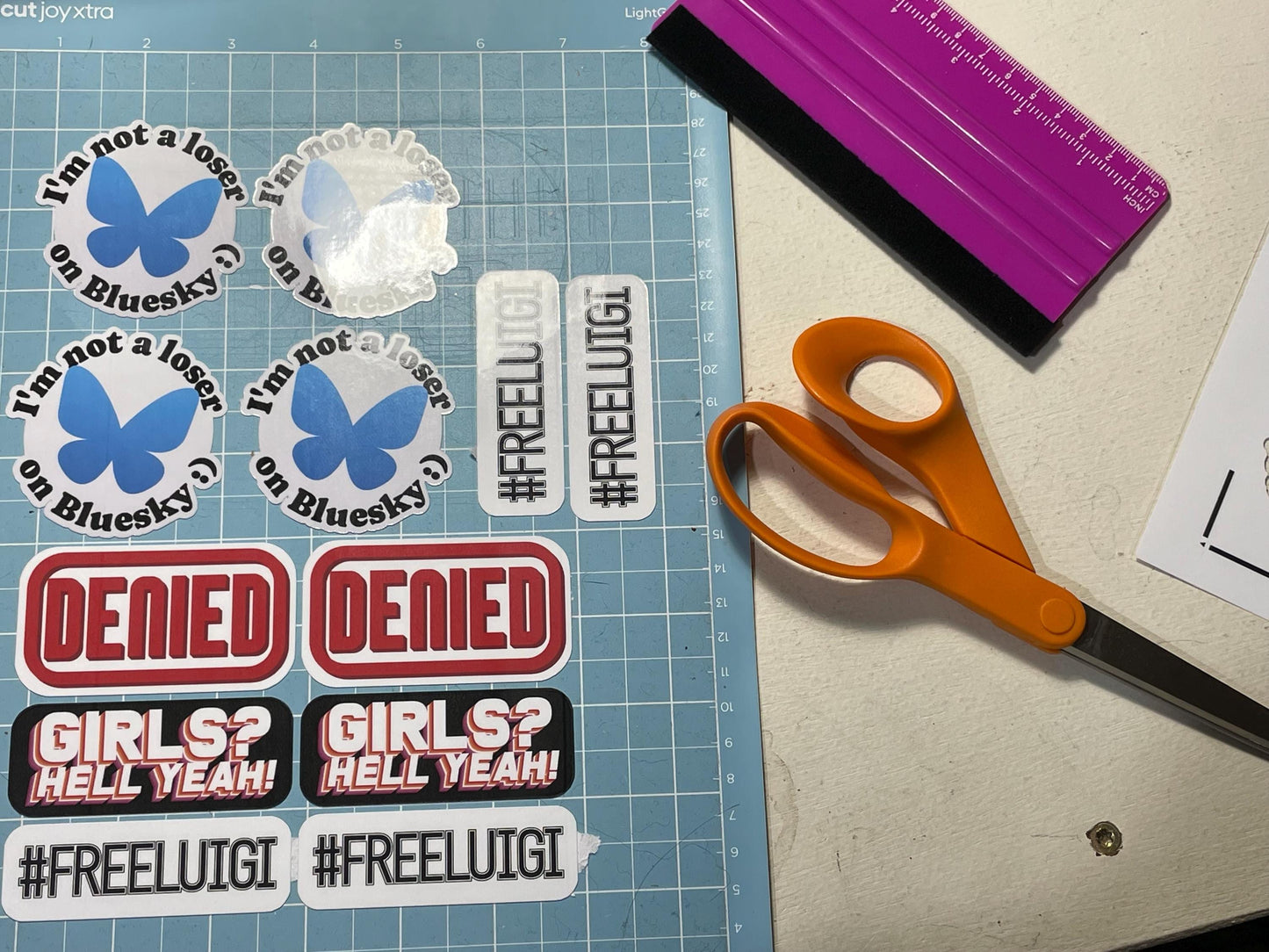 Girls? Hell yeah! Lesbian Sticker