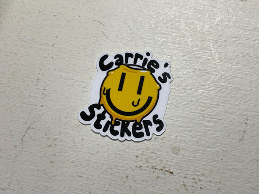 Carrie's Stickers Logo Sticker