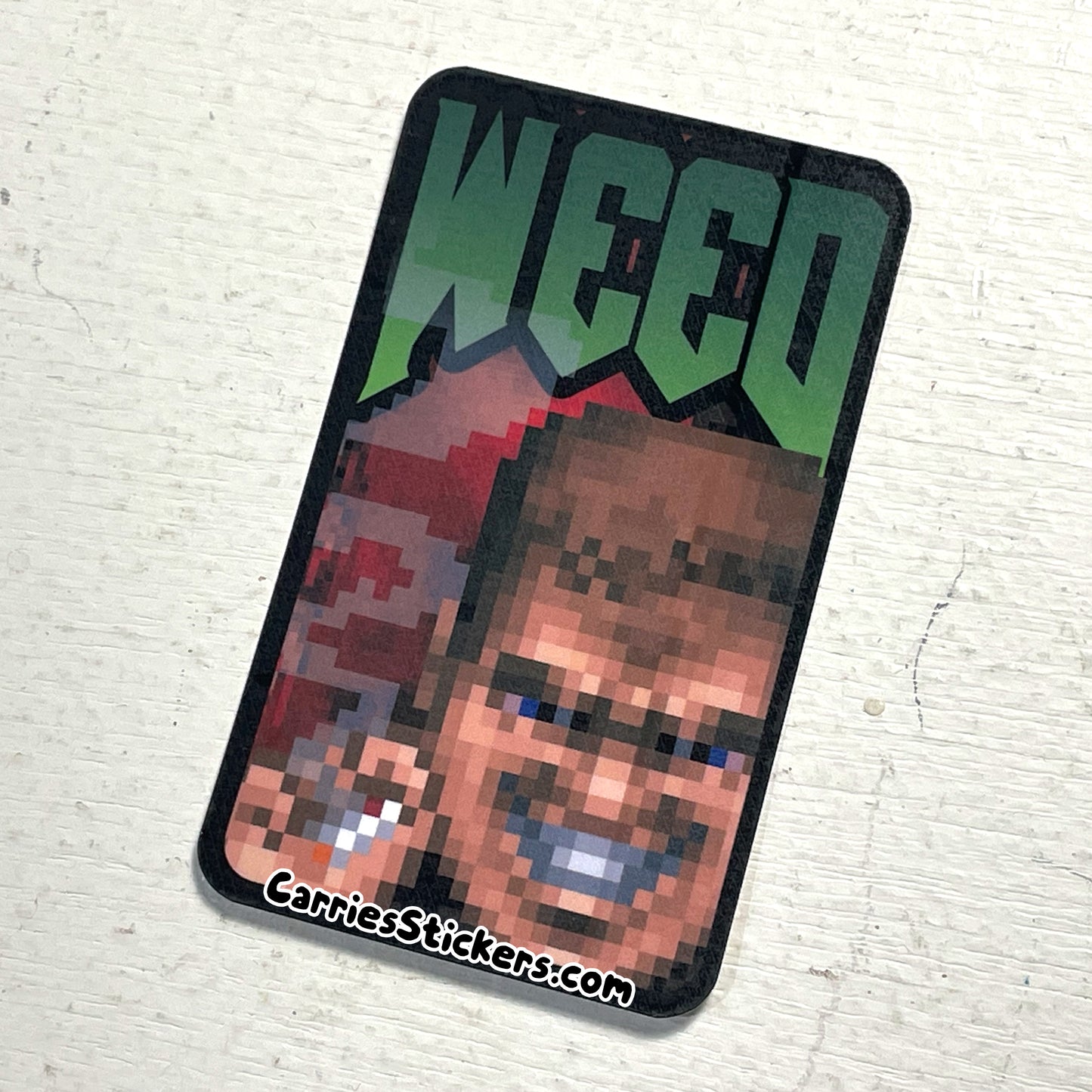 RIP AND TOKE - Doom weed sticker